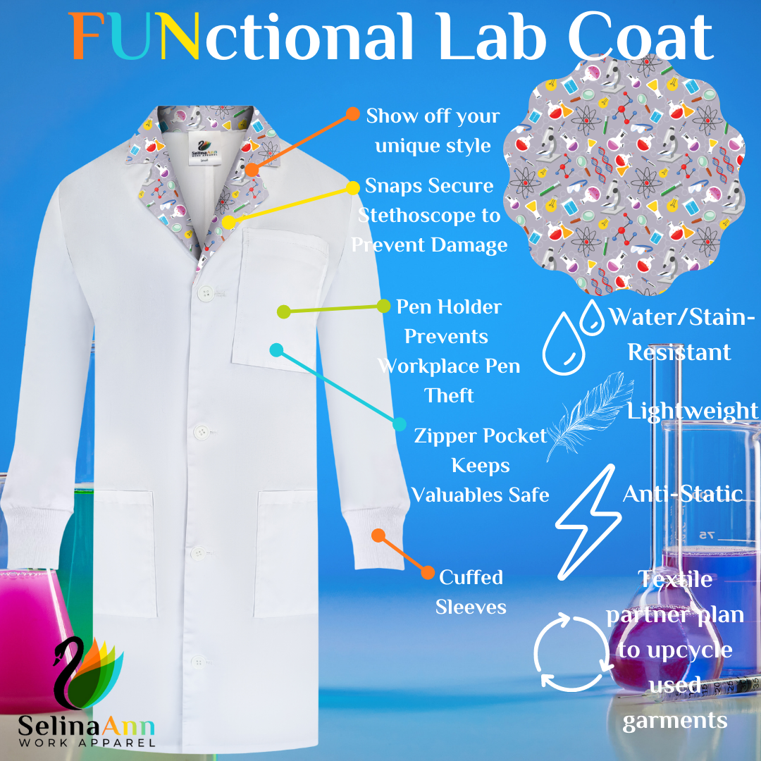 Unique Lab Coats – Selina Ann Work Apparel